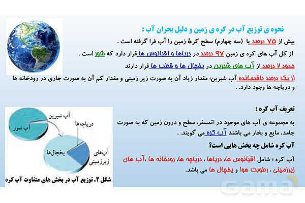 پاورپوینت فصل 6 علوم تجربی هفتم - سفر آب روی زمین- پیش نمایش