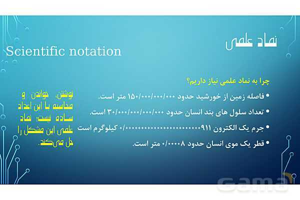 پاورپوینت تدریس نماد علمی- پیش نمایش