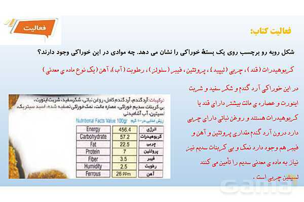 پاورپوینت فصل 12 علوم تجربی هفتم - سفره سلامت- پیش نمایش