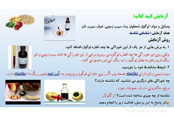 پاورپوینت فصل 12 علوم تجربی هفتم - سفره سلامت- پیش نمایش