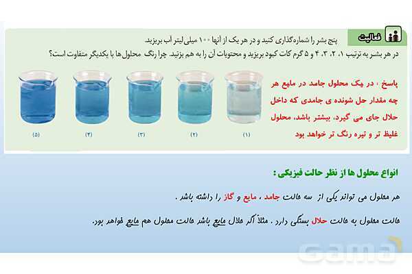 پاورپوینت فصل 1 علوم تجربی هشتم - مخلوط و جداسازی مواد- پیش نمایش