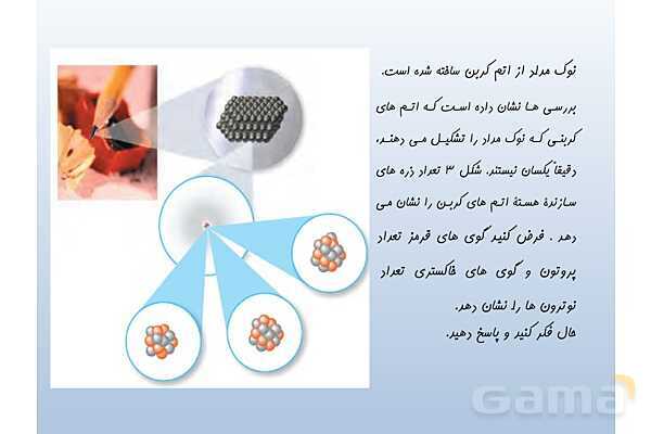 پاورپوینت فصل 3 علوم تجربی هشتم - از درون اتم چه خبر- پیش نمایش