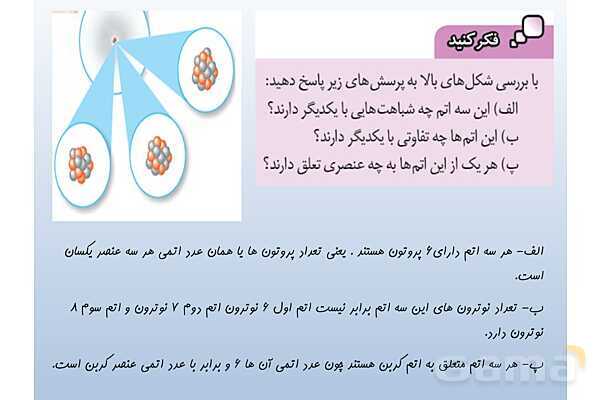 پاورپوینت فصل 3 علوم تجربی هشتم - از درون اتم چه خبر- پیش نمایش