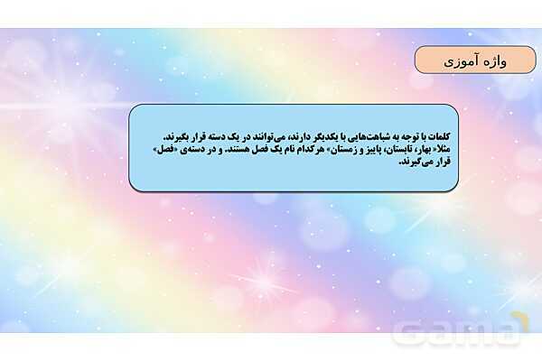 محتوای آموزشی صوتی و تصویری درس 1 فارسی چهارم دبستان | آفریدگار زیبایی- پیش نمایش