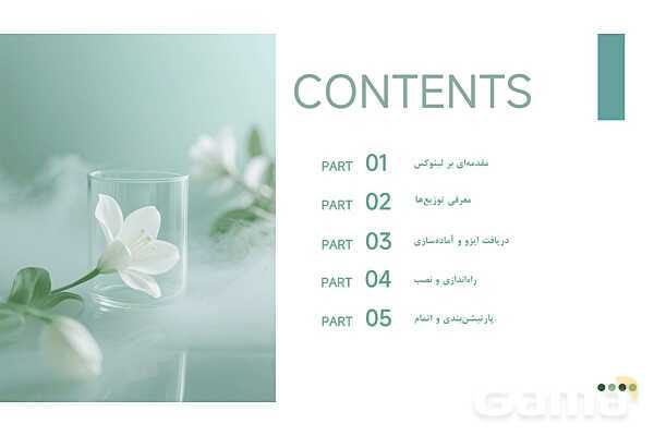 پاورپوینت آشنایی با سیستم‌عامل لینوکس و نصب دبیان- پیش نمایش