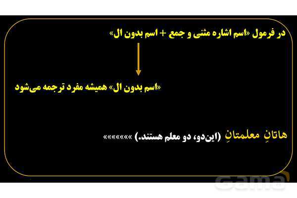 پاورپوینت عربی هفتم (9. اسم اشاره مثنی)- پیش نمایش