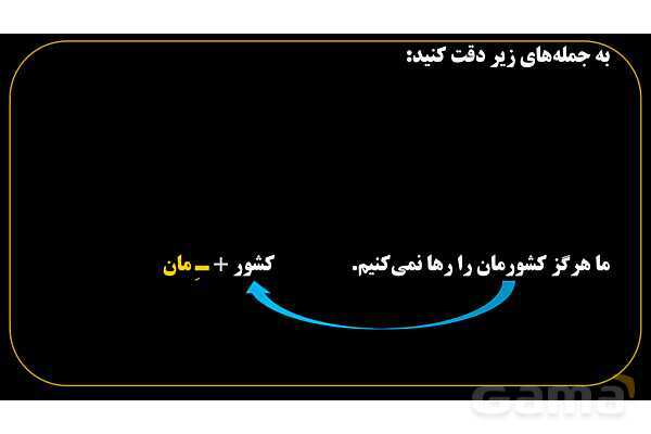 پاورپوینت عربی هفتم (22. ضمیر متصل یا پیوسته)- پیش نمایش