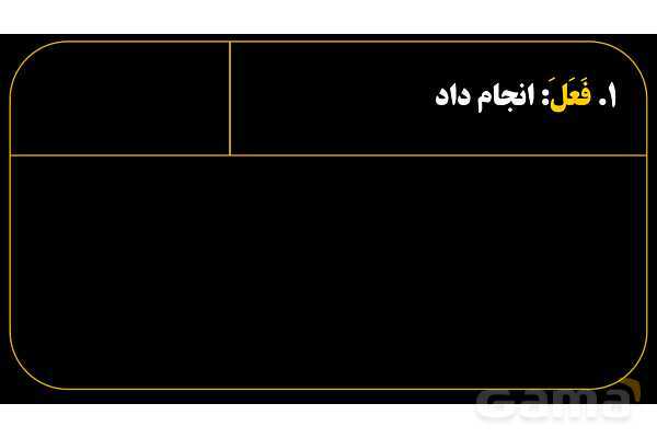 پاورپوینت عربی هفتم (28. مثال‌های فعل ماضی و منفی آن)- پیش نمایش