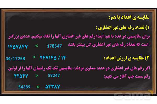 پاورپوینت عددنویسی ریاضی پایه ششم- پیش نمایش