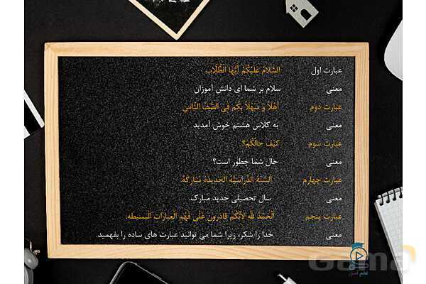 پاورپوینت تدریس درس اول عربی هشتم- پیش نمایش