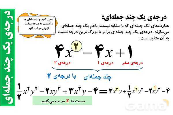 پاورپوینت گویا کردن مخرج کسرها، عبارت ها و اتحادهای جبری- پیش نمایش