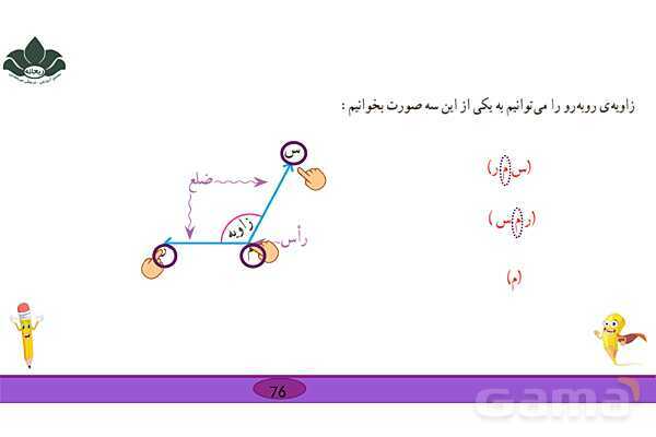 پاورپویت فصل 4 ریاضی چهارم: اندازه گیری زاویه- پیش نمایش