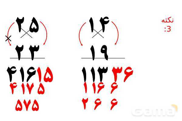 پاورپوینت ضرب در عدد 5، تقریب در ضرب و ضرب سه رقمی در دو رقمی - پیش نمایش