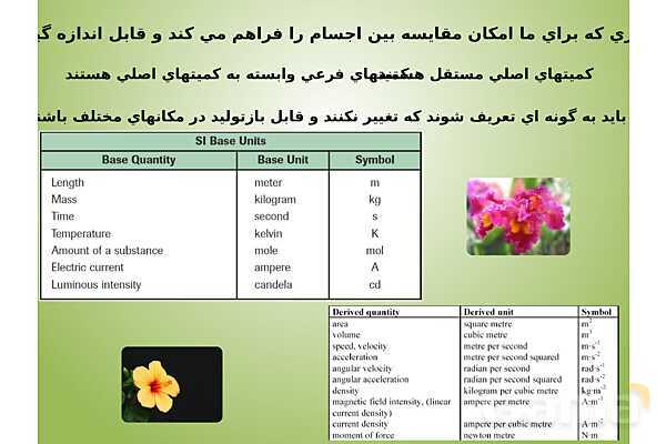 پاورپوینت آموزش فصل اول فیزیک پایه دهم تجربی- پیش نمایش