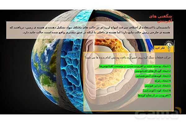 پاورپوینت تدریس علوم تجربی ششم دبستان | درس 4 : سفر به اعماق زمین- پیش نمایش