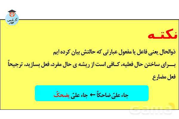 پاورپوینت قواعد صرف و نحو زبان عربی تخصصی انسانی - پیش نمایش