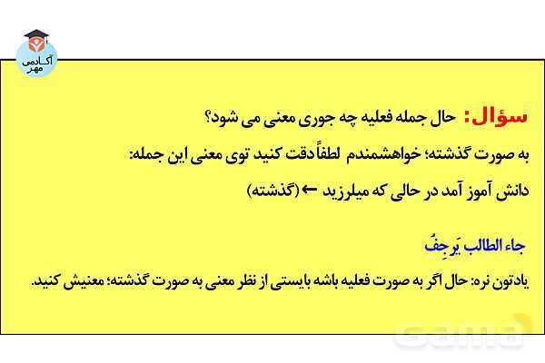 پاورپوینت قواعد صرف و نحو زبان عربی تخصصی انسانی - پیش نمایش