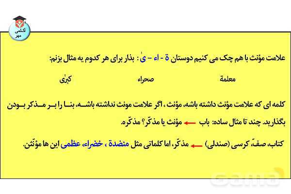 پاورپوینت جنس در زبان عربی تخصصی انسانی - پیش نمایش