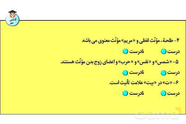 پاورپوینت جنس در زبان عربی تخصصی انسانی - پیش نمایش