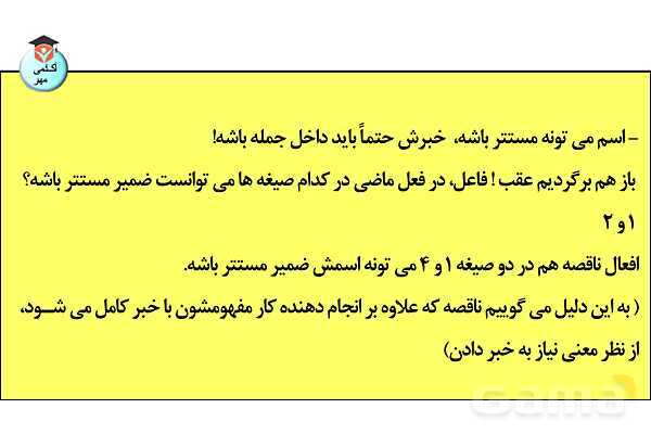 پاورپوینت افعال ناقصه- پیش نمایش