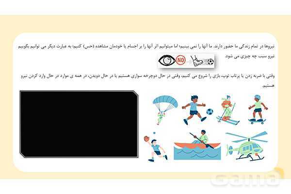 پاورپوینت تدریس علوم تجربی ششم دبستان | درس 6 : ورزش و نیرو 1- پیش نمایش