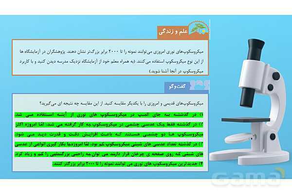 پاورپوینت تدریس علوم تجربی ششم دبستان | درس 10 : خیلی کوچک، خیلی بزرگ- پیش نمایش