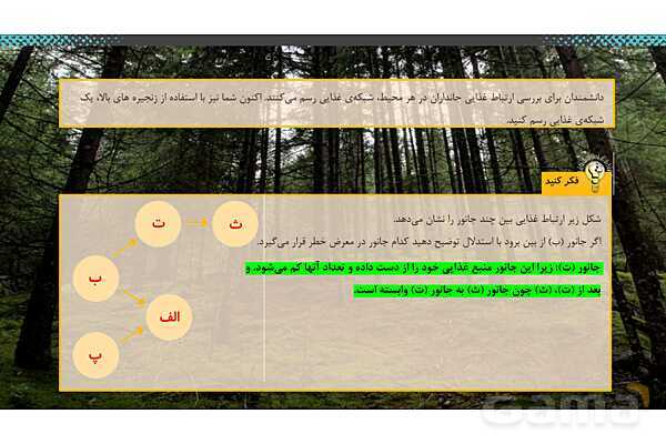 پاورپوینت تدریس علوم تجربی ششم دبستان | درس 12 : جنگل برای کیست ؟- پیش نمایش