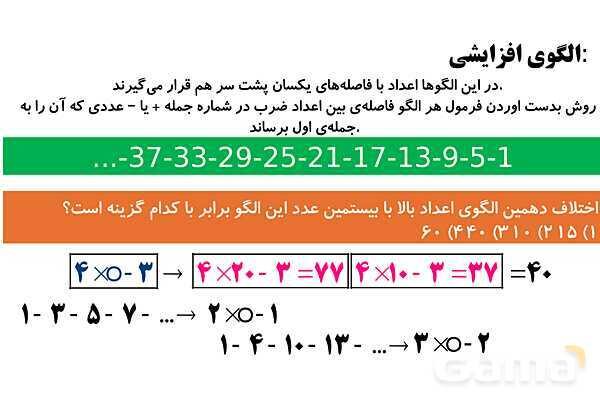 پاورپوینت علاوه‌های جادویی، شماره گذاری صفحات کتاب، الگوهای مربعی - مثلثی - افزایشی، جمع و تفریق اعداد مرکب- پیش نمایش