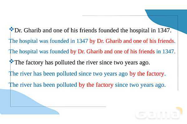 آموزش جملات مجهول (Passive voice)- پیش نمایش