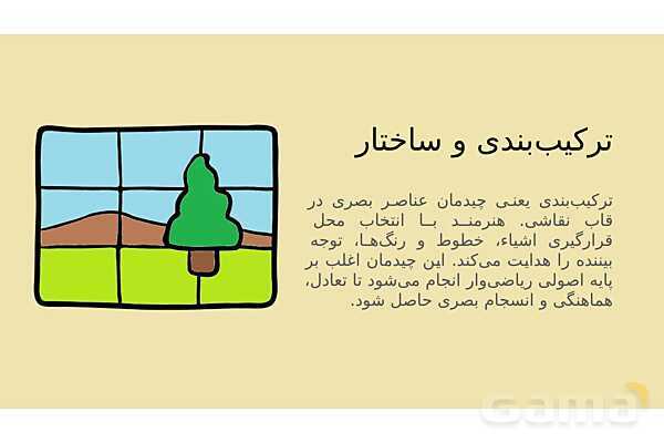 پاورپوینت ریاضی و نقاشی | تناسب، پرسپکتیو و الگو در تصویر- پیش نمایش