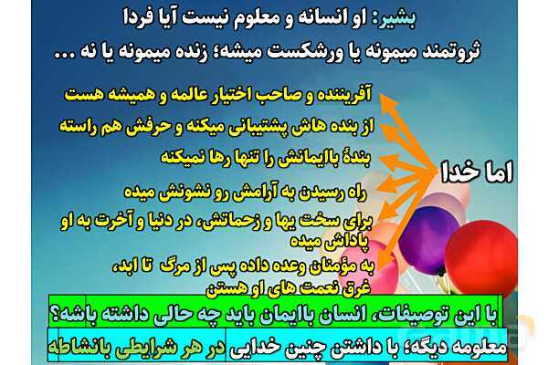 پاورپوینت آموزشی درس 1 از من تا خدا پایه هشتم؛ راز شادابی- پیش نمایش