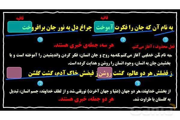 پاورپوینت اقسام جمله و شمارش تعداد جمله‌- پیش نمایش