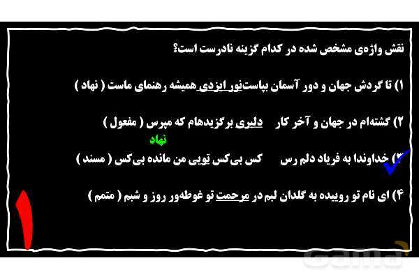 پاورپوینت نهاد، گزاره و نقش‌های دستور زبان فارسی- پیش نمایش