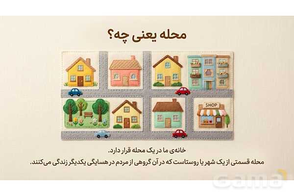 فایل ارائه درس 1 مطالعات اجتماعی چهارم دبستان | همسایه‌ی ما- پیش نمایش