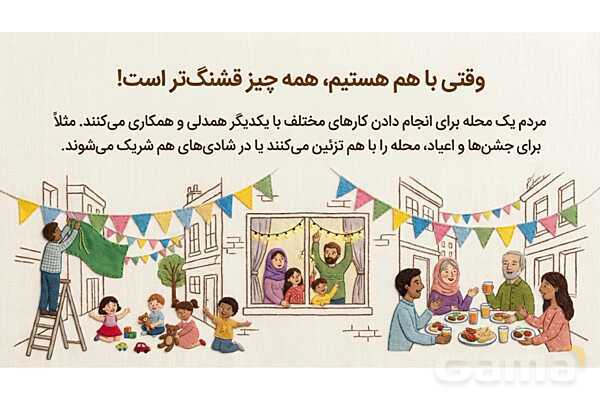 فایل ارائه درس 1 مطالعات اجتماعی چهارم دبستان | همسایه‌ی ما- پیش نمایش