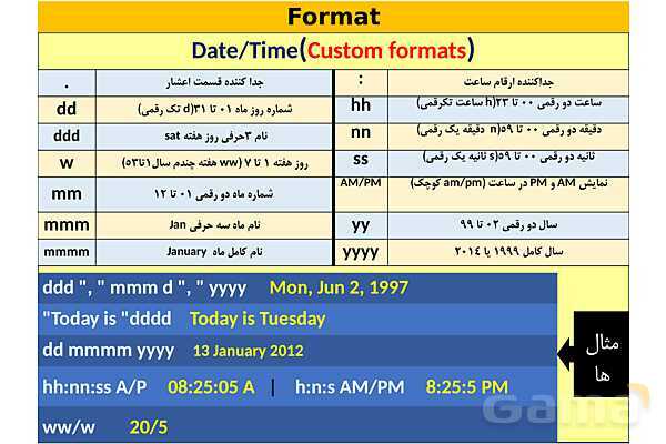 پاورپوینت پودمان 4 ارائه دهنده خدمات رایانه‌ای | طراحی بانک‌های اطلاعاتی (مشخصه فیلدها)- پیش نمایش