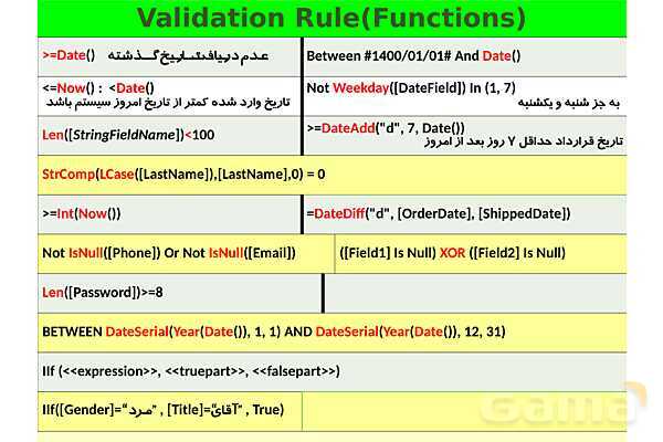 پاورپوینت پودمان 4 ارائه دهنده خدمات رایانه‌ای | طراحی بانک‌های اطلاعاتی (مشخصه فیلدها)- پیش نمایش