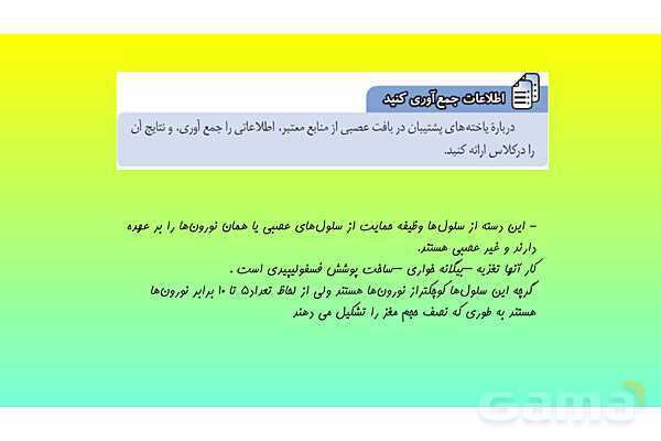 پاورپوینت فصل 4 علوم تجربی هشتم - تنظیم عصبی- پیش نمایش