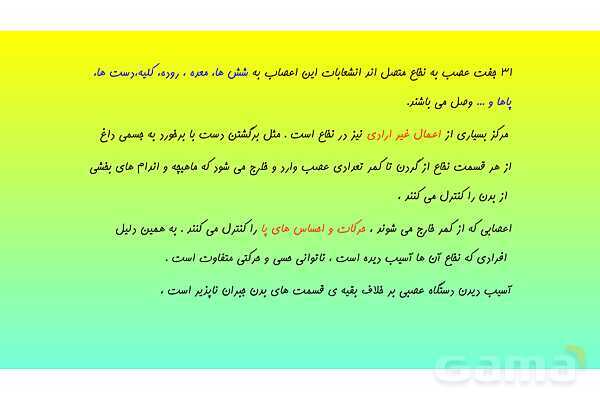 پاورپوینت فصل 4 علوم تجربی هشتم - تنظیم عصبی- پیش نمایش