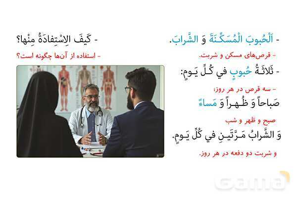 ترجمه متن و حل تمارین درس 6 عربی هشتم- پیش نمایش