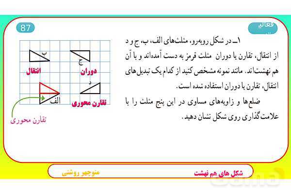 پاورپوینت شکل‌های هم نهشت - پیش نمایش