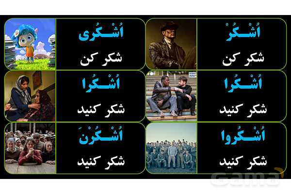 پاورپوینت عربی نهم (مثال‌های فعل امر)- پیش نمایش