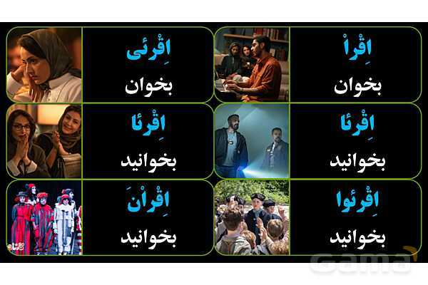 پاورپوینت عربی نهم (مثال‌های فعل امر)- پیش نمایش