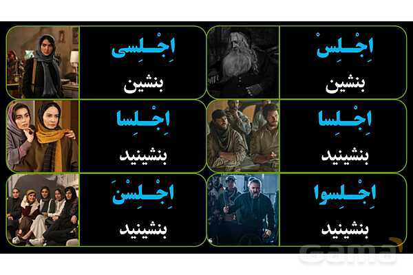 پاورپوینت عربی نهم (مثال‌های فعل امر)- پیش نمایش