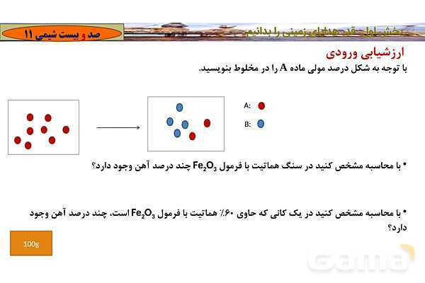 پاورپوینت آموزشی درصد خلوص و مسائل آن - پیش نمایش