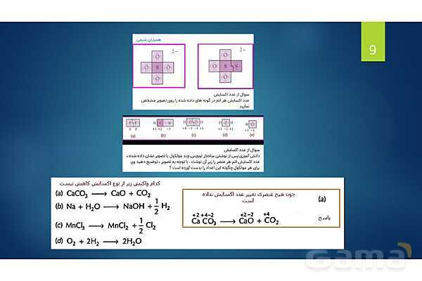 پاورپوینت آموزشی واکنش‌های اکسایش و کاهش - پیش نمایش