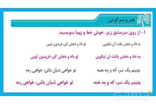 پاورپوینت نگارش ششم درس 11: شهدا خورشیدند- پیش نمایش