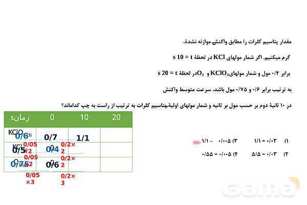 پاورپوینت مسائل مربوط به سرعت شیمیایی- پیش نمایش