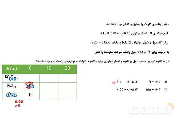 پاورپوینت مسائل مربوط به سرعت شیمیایی- پیش نمایش