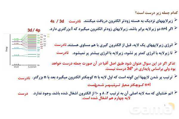 پاورپوینت مسائل آرایش الکترونی - پیش نمایش